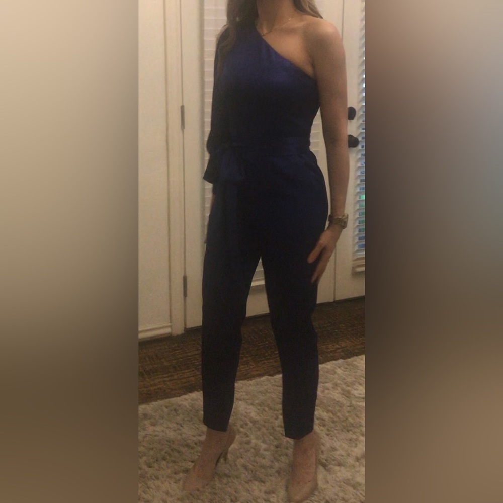 Aidan satin women jumpsuit size 0 .